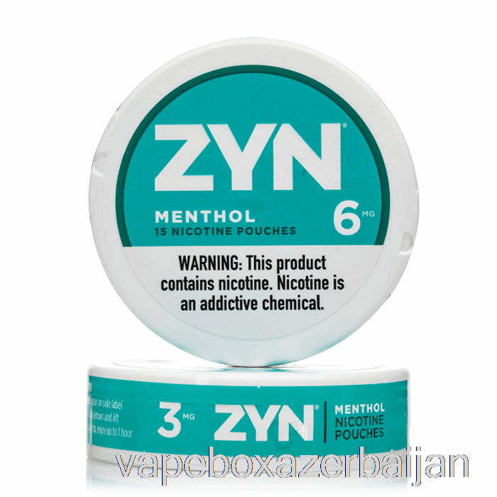 E-Juice Vape ZYN Nicotine Pouches - MENTHOL 3mg (5-PACK)